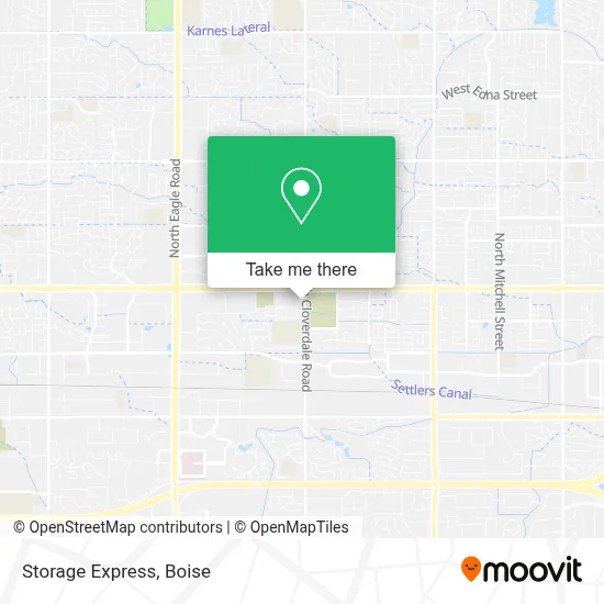 Storage Express map