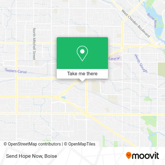Send Hope Now map