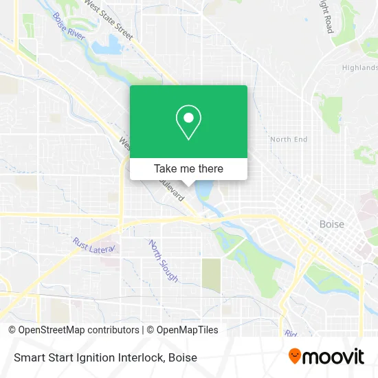 Smart Start Ignition Interlock map