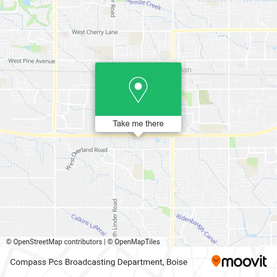 Compass Pcs Broadcasting Department map