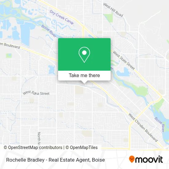 Rochelle Bradley - Real Estate Agent map