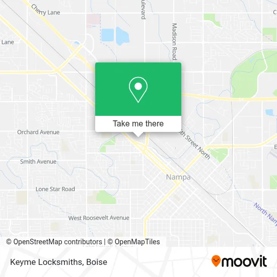 Keyme Locksmiths map