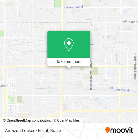 Amazon Locker - Elient map