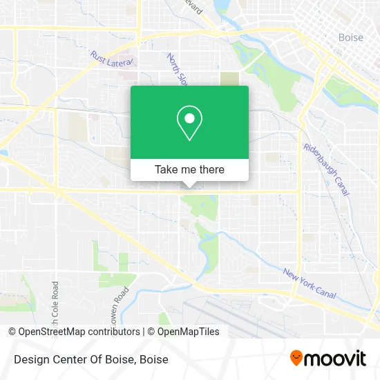 Design Center Of Boise map