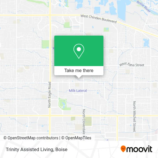 Trinity Assisted Living map