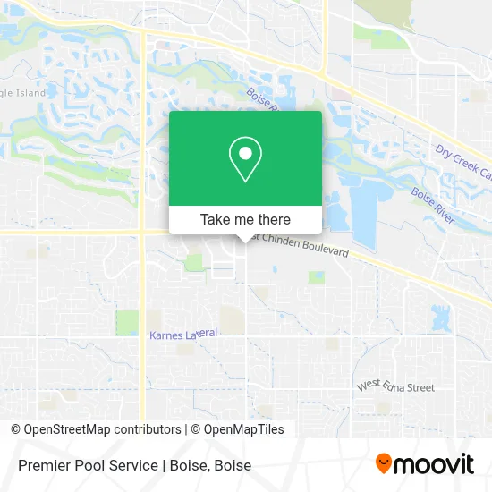 Premier Pool Service | Boise map