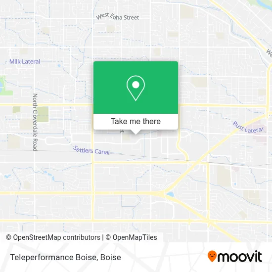 Teleperformance Boise map