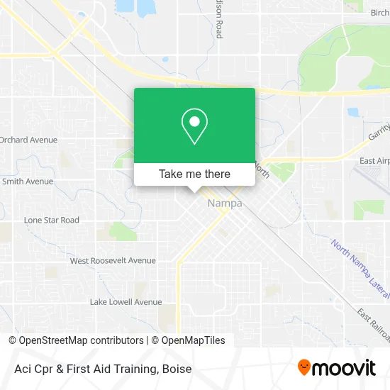 Aci Cpr & First Aid Training map