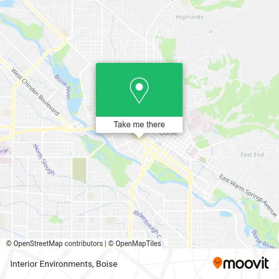 Interior Environments map