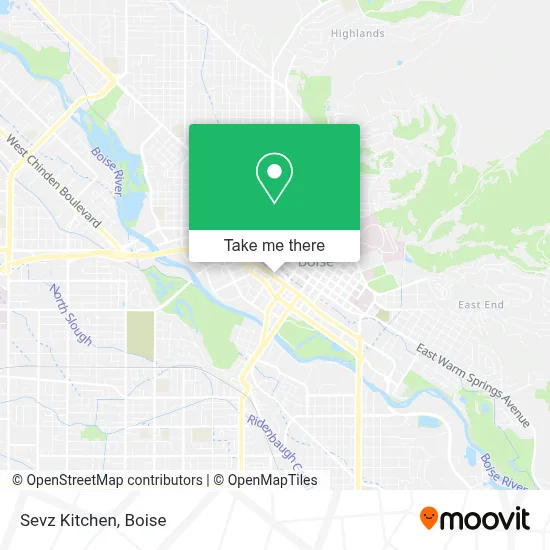 Sevz Kitchen map