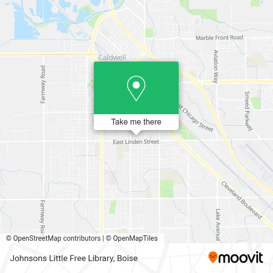 Johnsons Little Free Library map