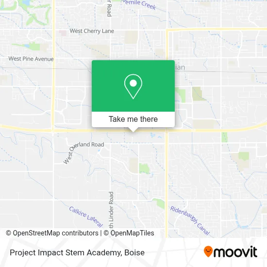 Project Impact Stem Academy map