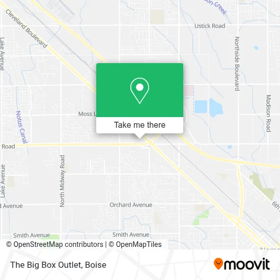The Big Box Outlet map
