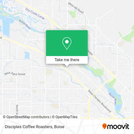 Disciples Coffee Roasters map