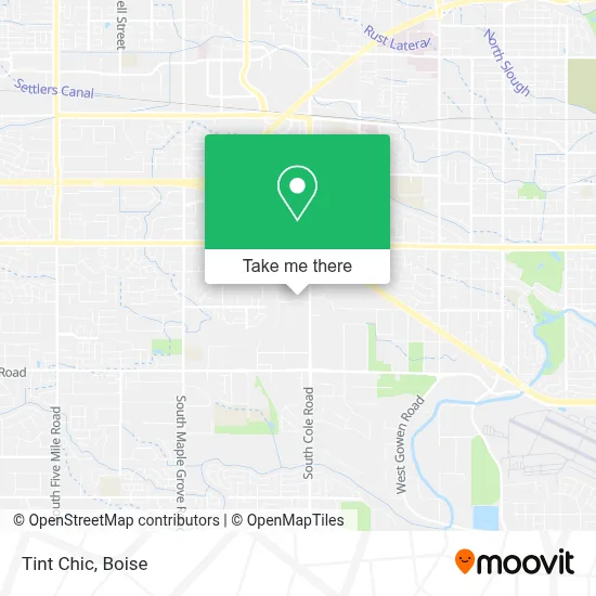 Tint Chic map