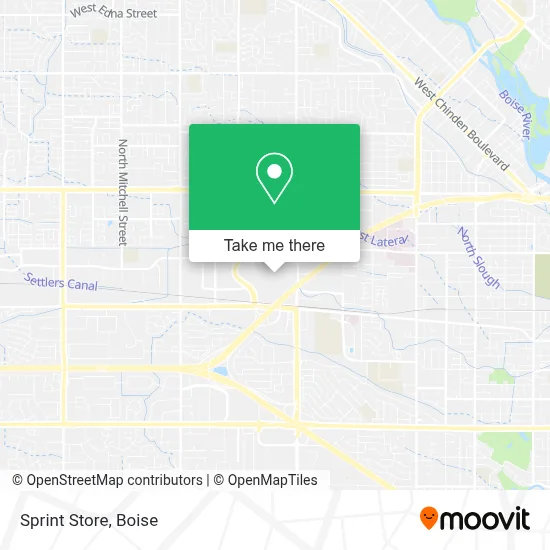 Sprint Store map