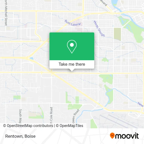 Rentown map