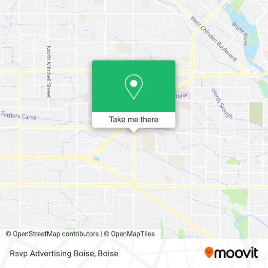 Rsvp Advertising Boise map