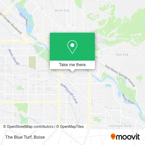 The Blue Turf map