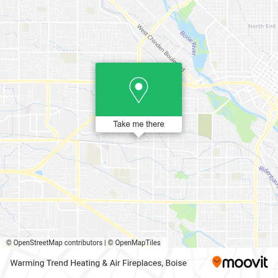 Warming Trend Heating & Air Fireplaces map