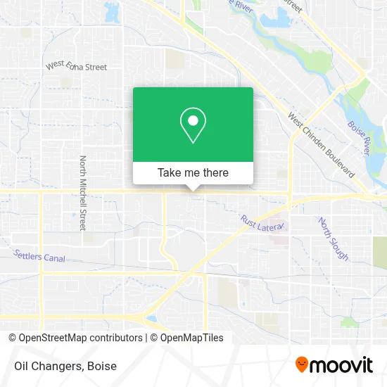 Oil Changers map