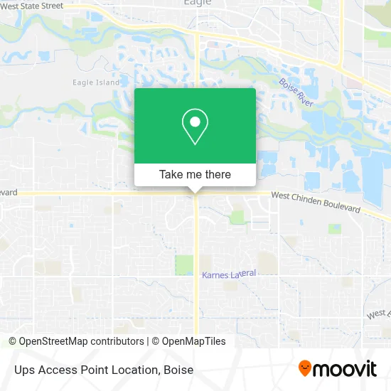 Ups Access Point Location map
