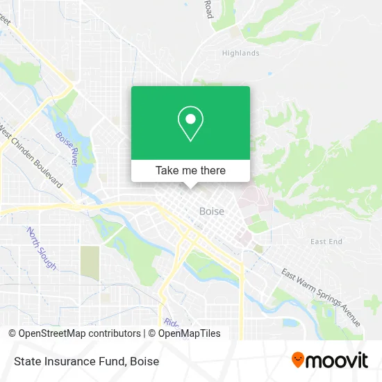 State Insurance Fund map