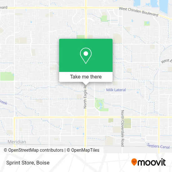 Sprint Store map