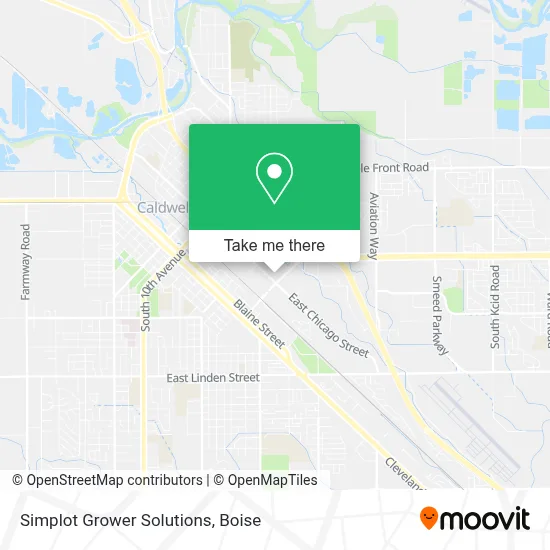 Simplot Grower Solutions map