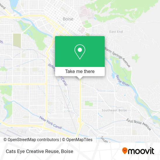 Cats Eye Creative Reuse map
