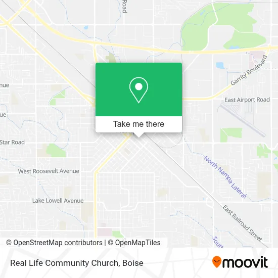 Real Life Community Church map