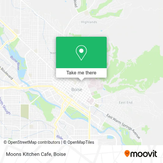 Moons Kitchen Cafe map
