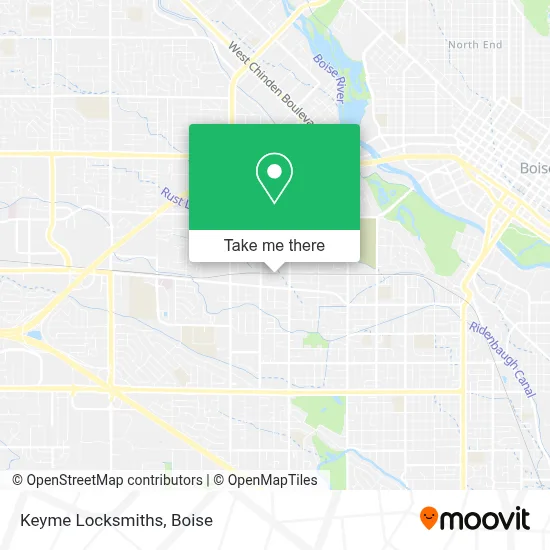 Keyme Locksmiths map