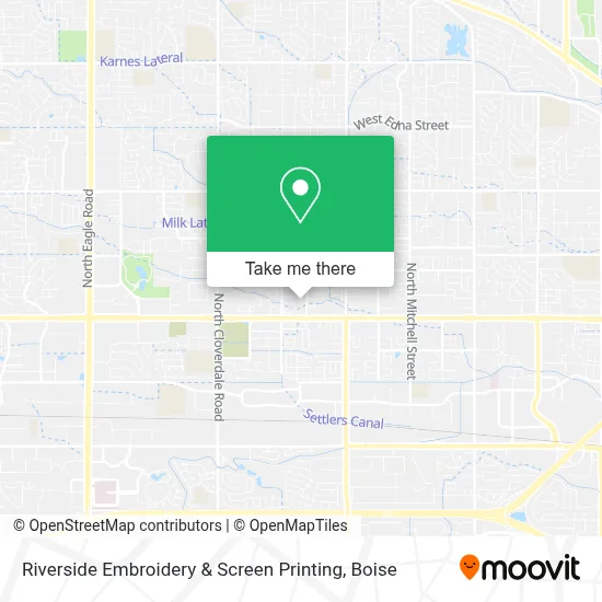 Riverside Embroidery & Screen Printing map