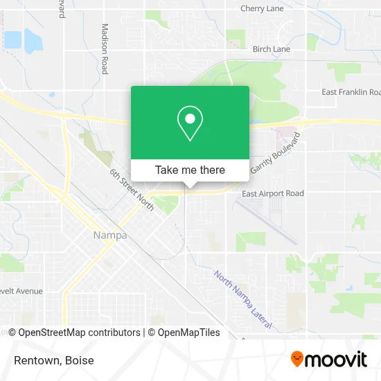 Rentown map