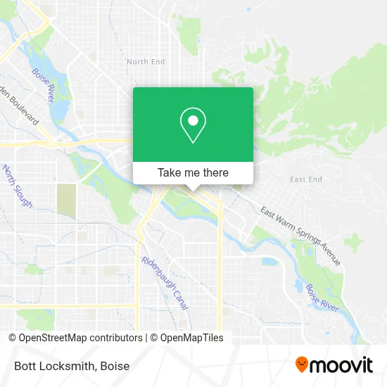 Bott Locksmith map
