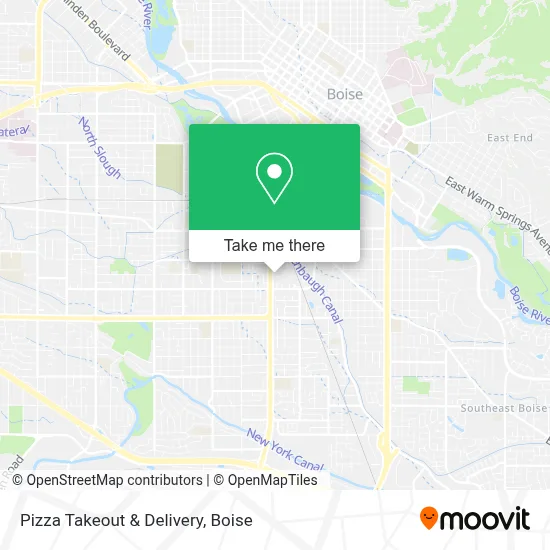 Pizza Takeout & Delivery map
