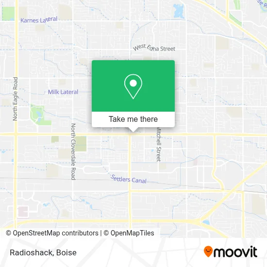 Radioshack map