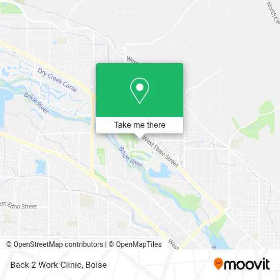 Back 2 Work Clinic map