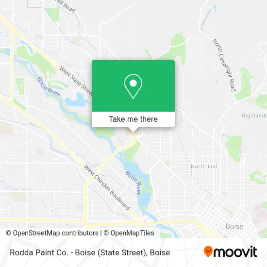 Rodda Paint Co. - Boise (State Street) map
