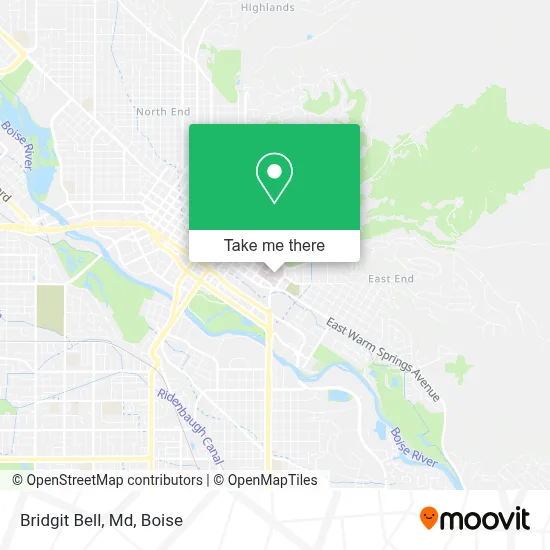 Bridgit Bell, Md map