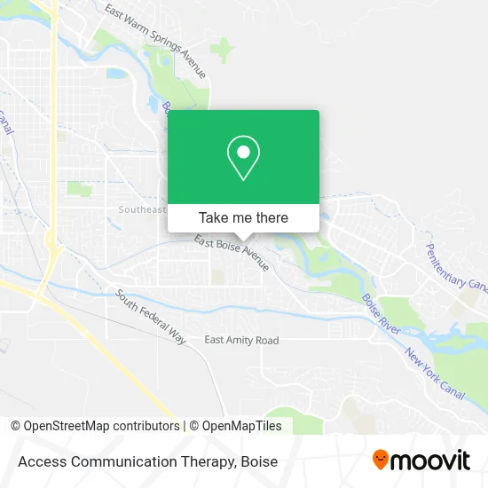 Access Communication Therapy map