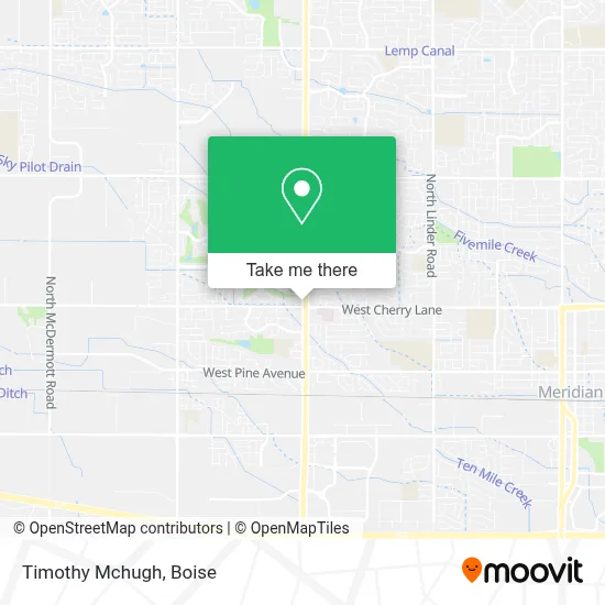 Timothy Mchugh map