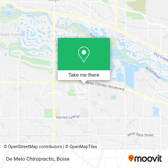 De Melo Chiropractic map