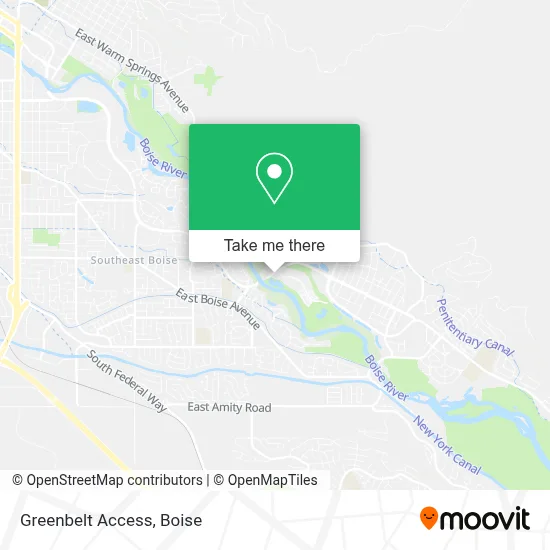 Greenbelt Access map