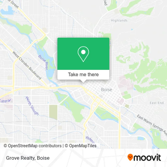 Grove Realty map