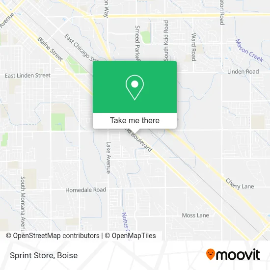 Sprint Store map