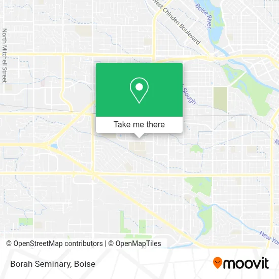 Borah Seminary map