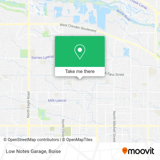 Low Notes Garage map