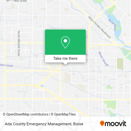 Ada County Emergency Management map
